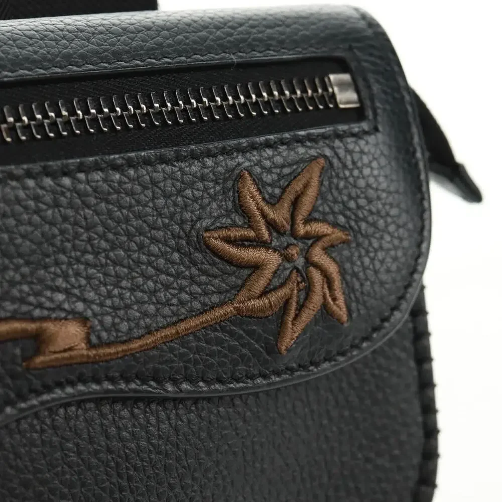 Dior Leather Cactus Jack Arm Pouch Mini Bag Black